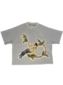 Bird Watching Waffle Crop Tee (XL)