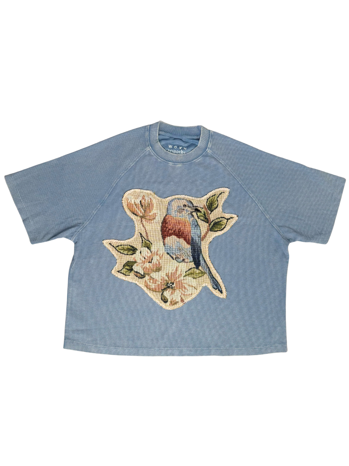 Bluebird Waffle Crop Tee (L)