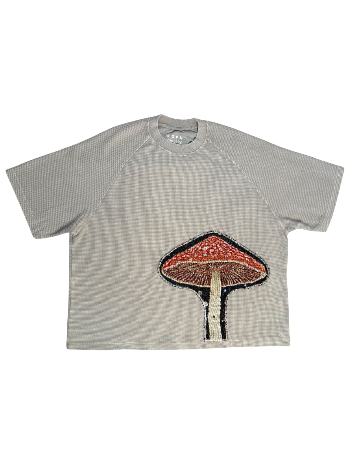 Cosmic Fungi Waffle Crop Tee (XXL)