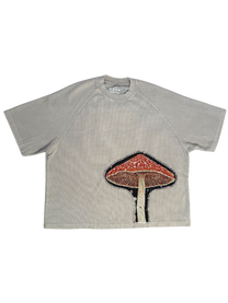 Cosmic Fungi Waffle Crop Tee (XXL)