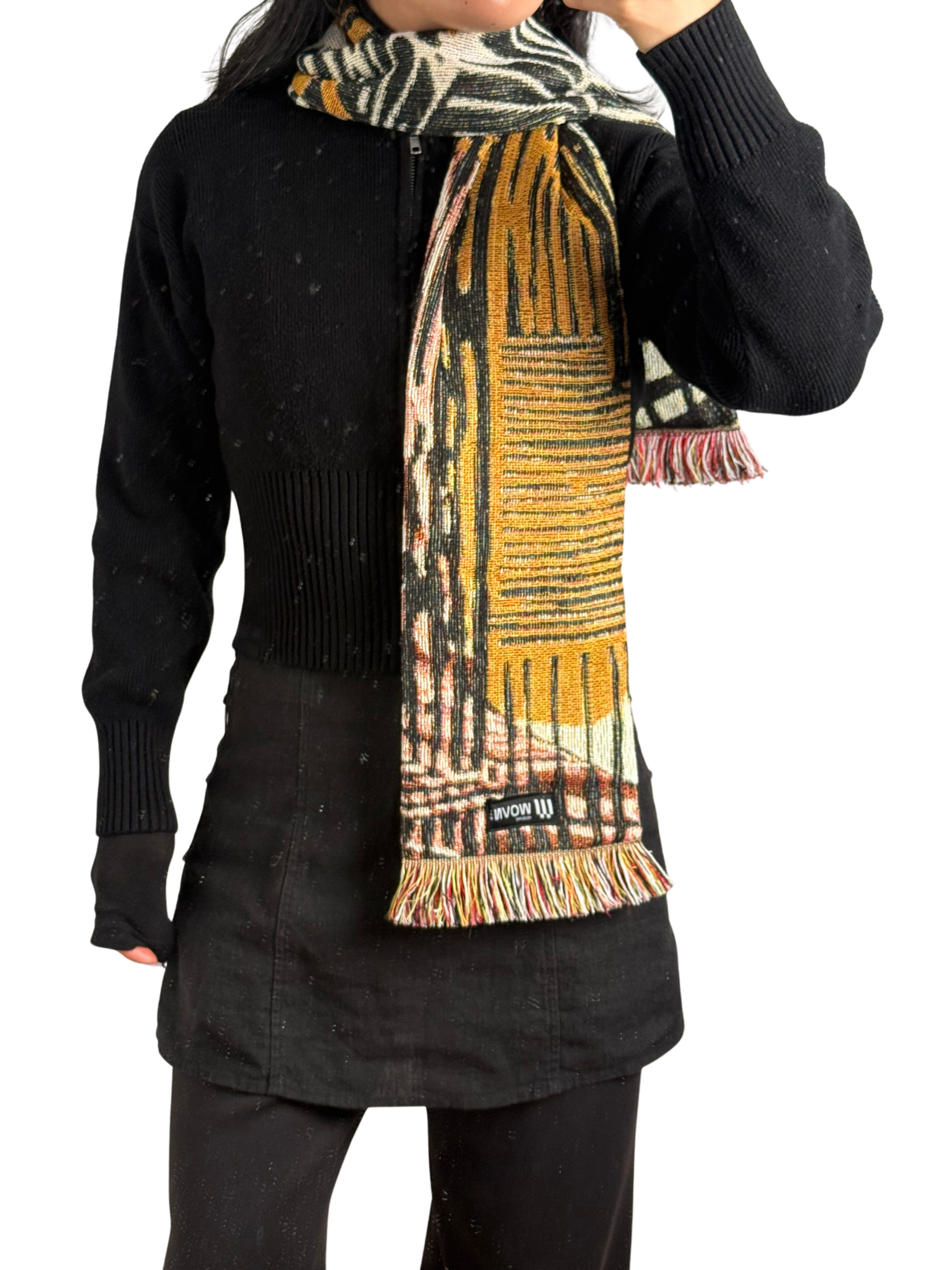 Finger Paint Scarf