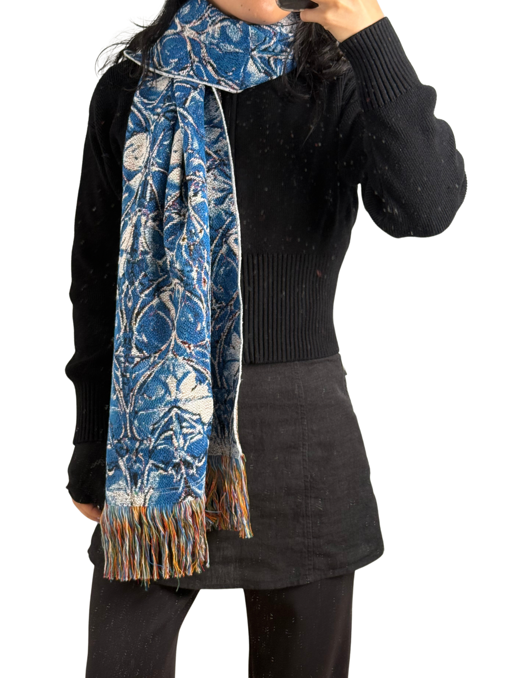 Blue Chrome Scarf