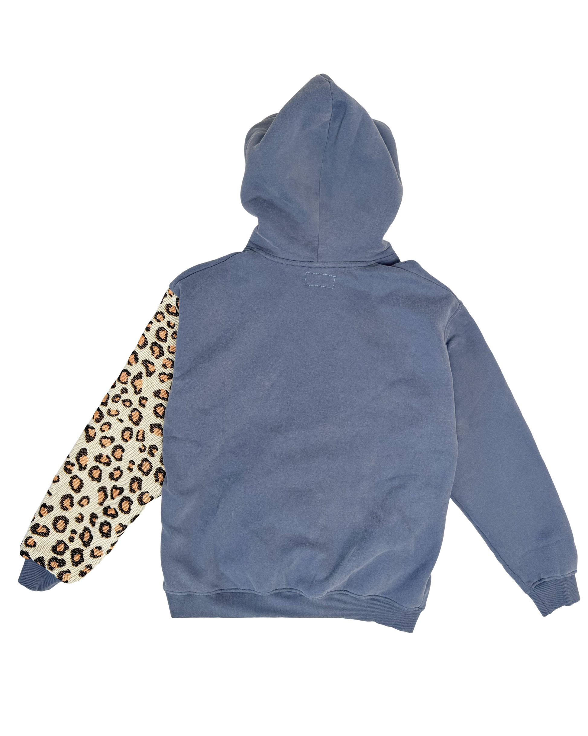 Cheetah Sleeve Rework Hoodie (M)