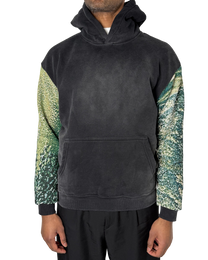 Moss Sleeve Rework Hoodie (L)