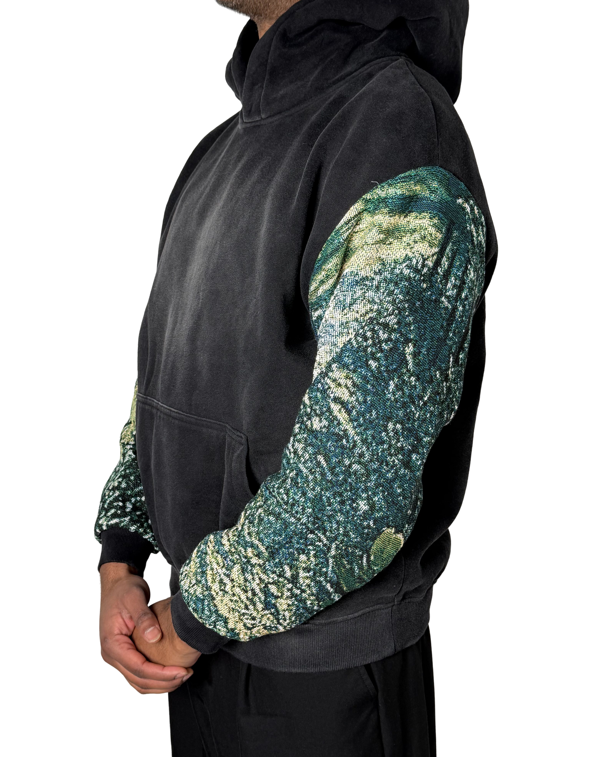 Moss Sleeve Rework Hoodie (L)