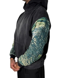 Moss Sleeve Rework Hoodie (L)