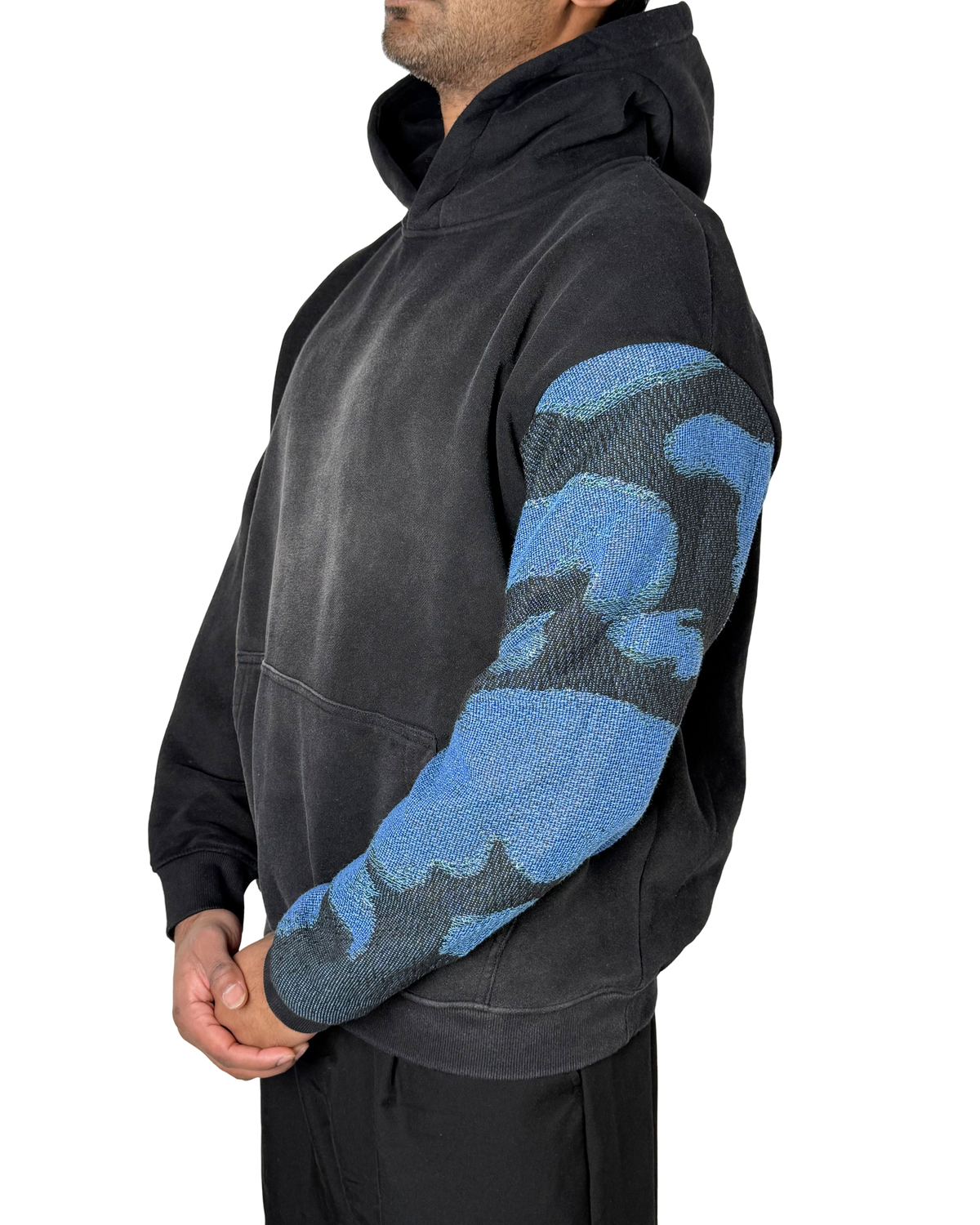 Puddle Sleeve Rework Hoodie (L)