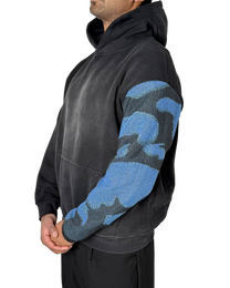 Puddle Sleeve Rework Hoodie (L)