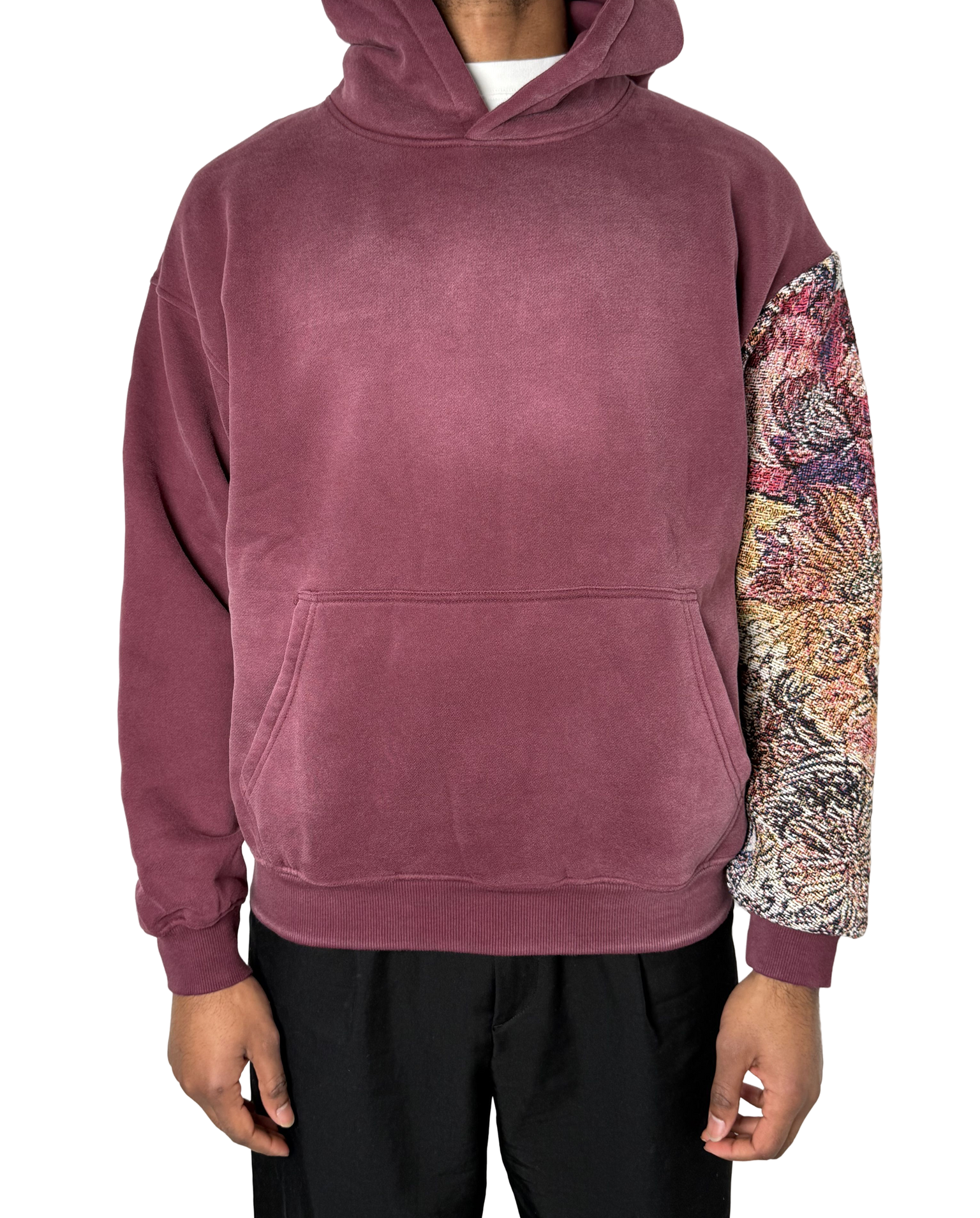 Wildflower Sleeve Rework Hoodie (L)
