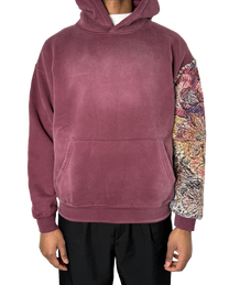 Wildflower Sleeve Rework Hoodie (L)