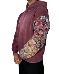 Wildflower Sleeve Rework Hoodie (L)