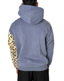 Cheetah Sleeve Rework Hoodie (M)
