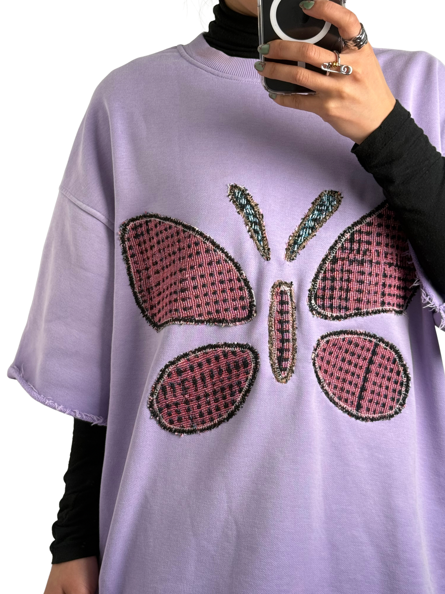 Monarch Rework Sweatshirt Tee (S)