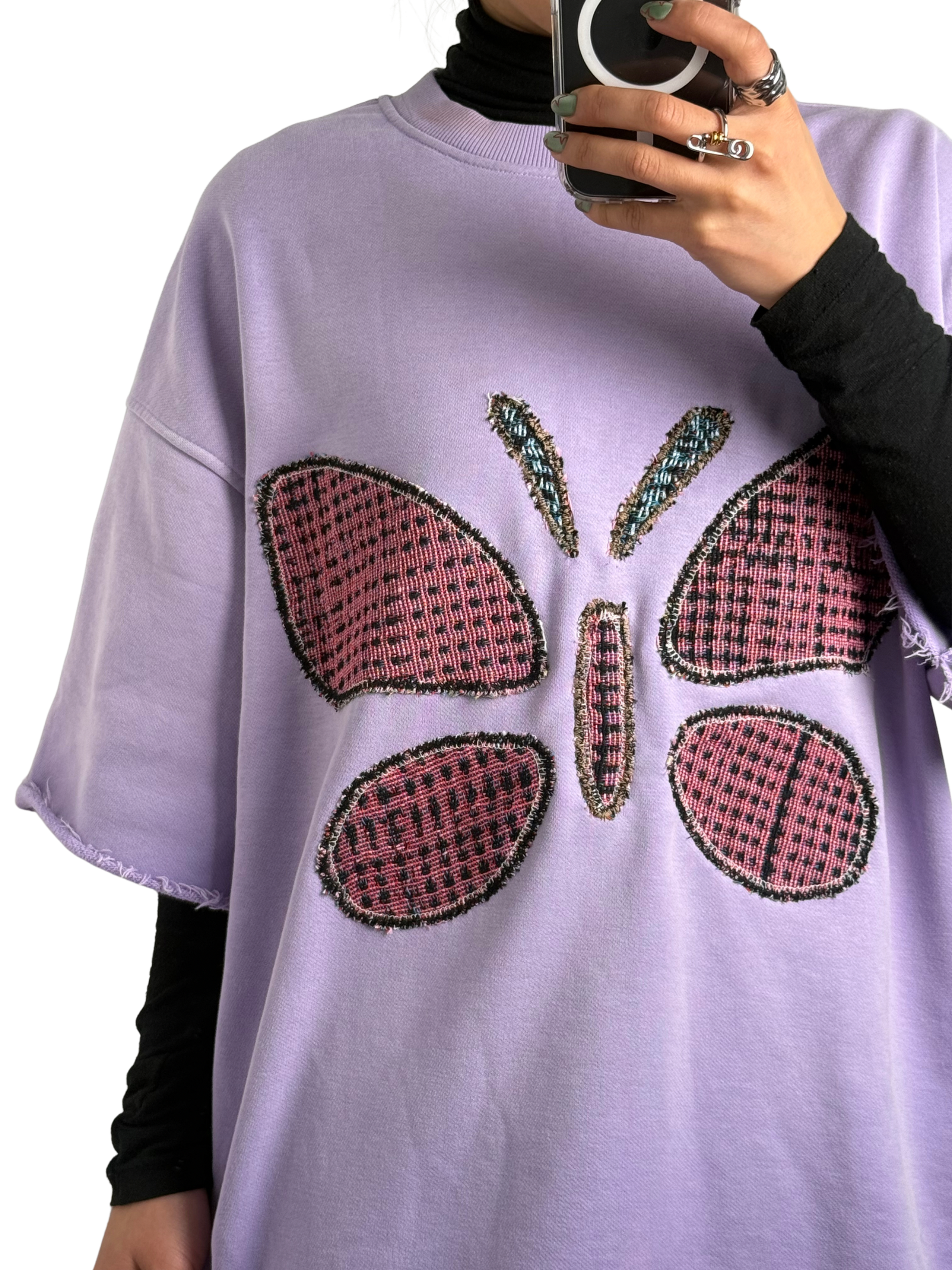 Monarch Rework Sweatshirt Tee (S)