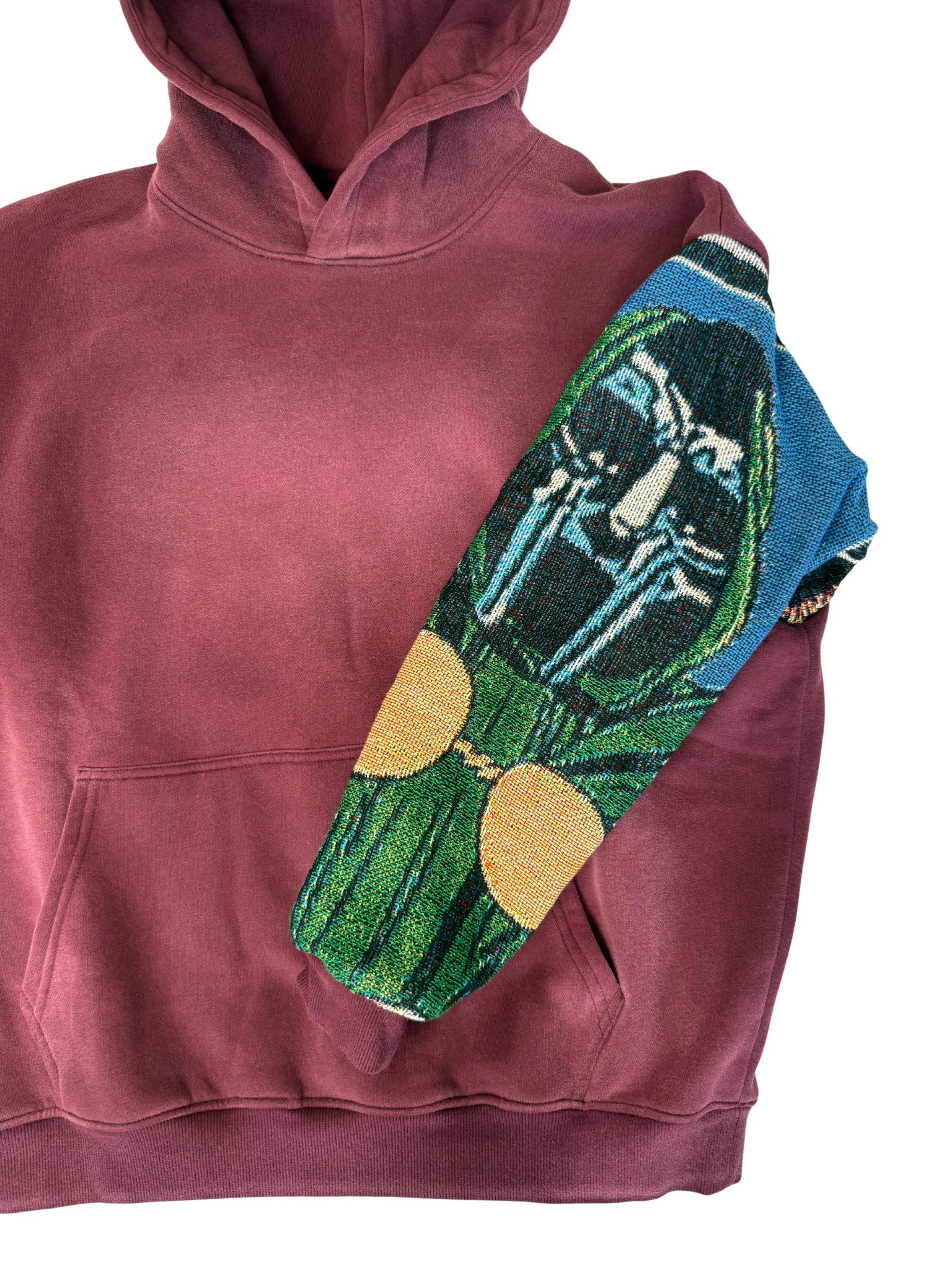 MF Doom Sleeve Rework Hoodie (L)