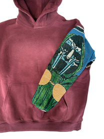 MF Doom Sleeve Rework Hoodie (L)