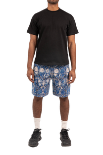 Blue Chrome Shorts