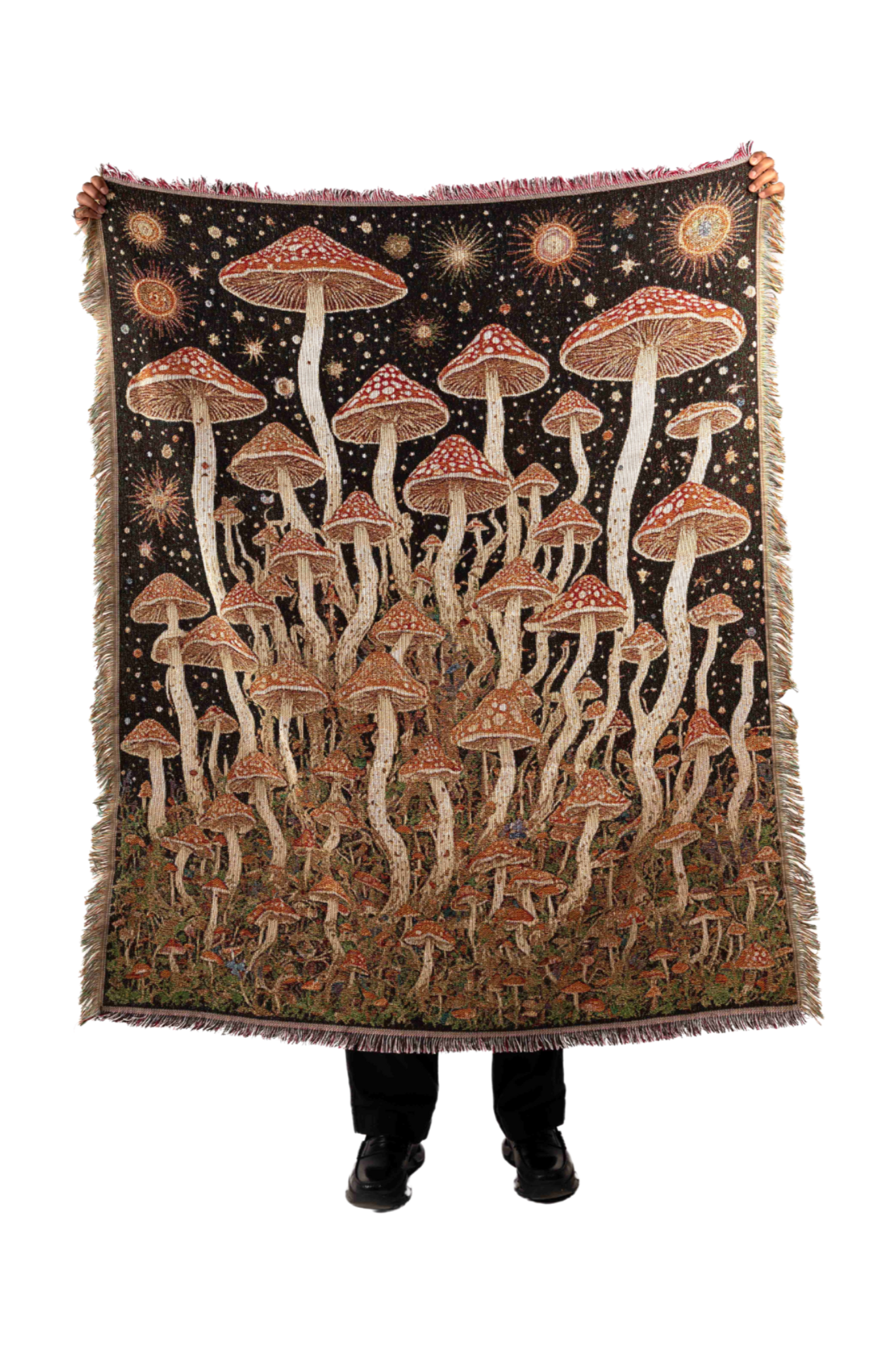 Cosmic Fungi Tapestry