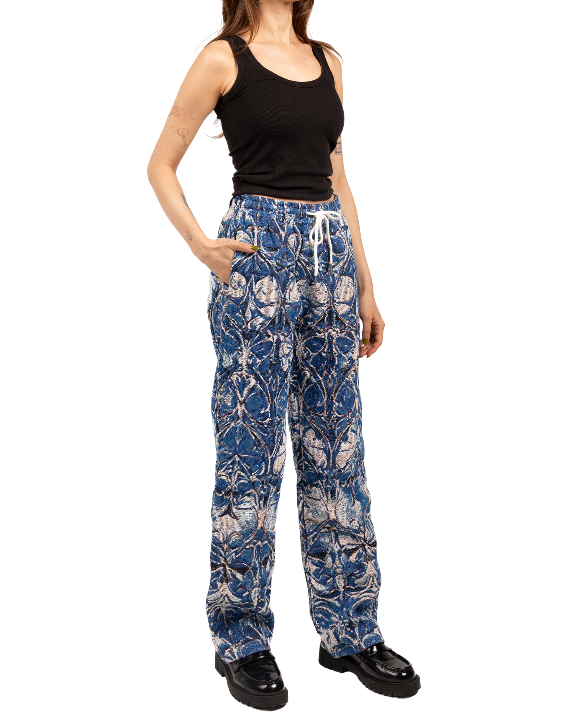 Blue Chrome Pants