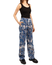 Blue Chrome Pants