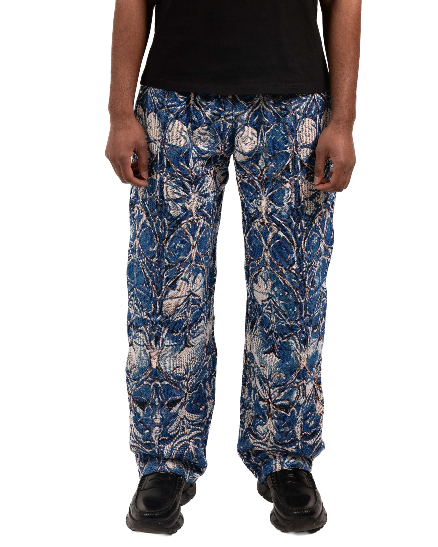 Blue Chrome Pants