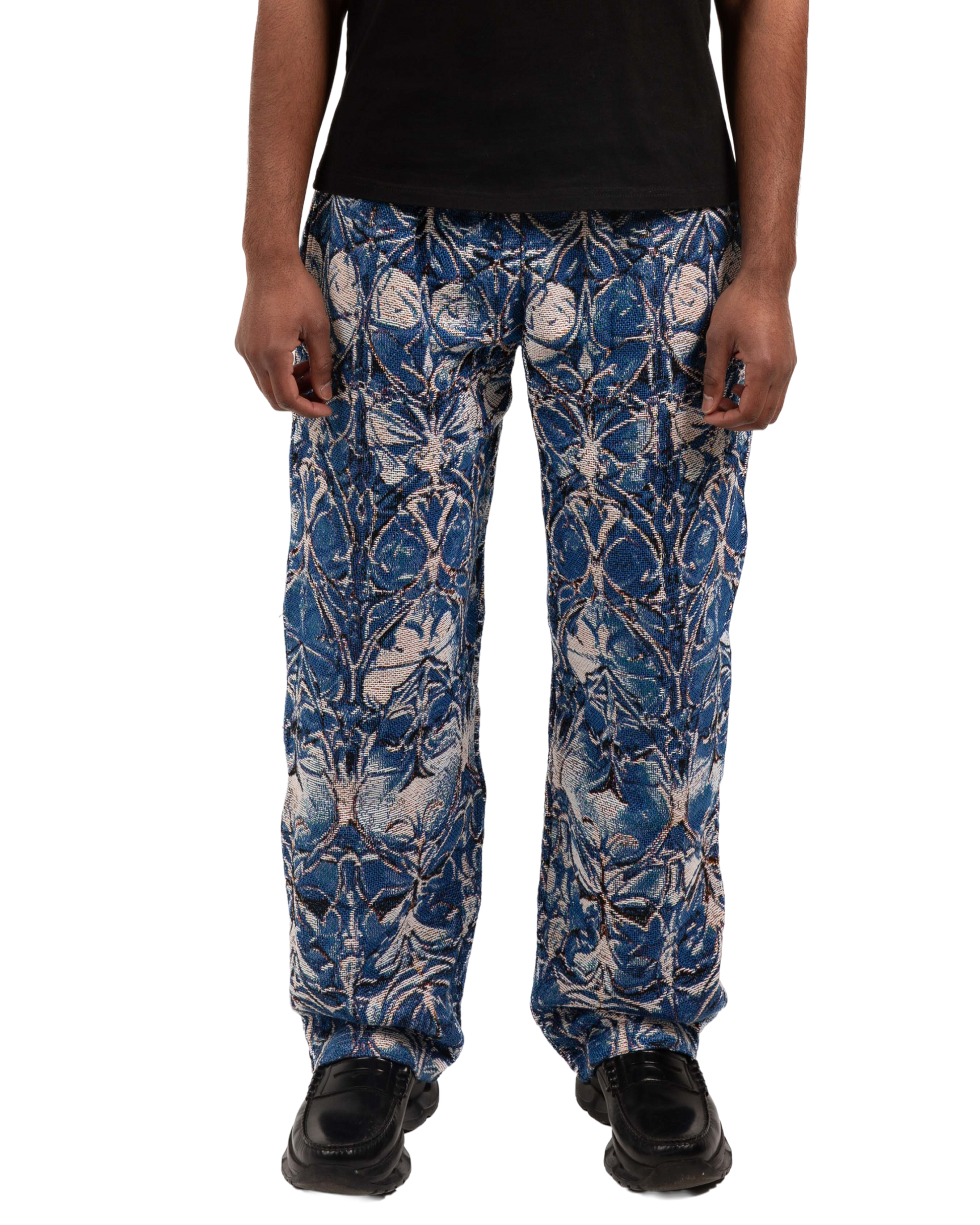 Blue Chrome Pants
